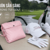 áo mưa golf nữ và phụ kiện golf nữ
