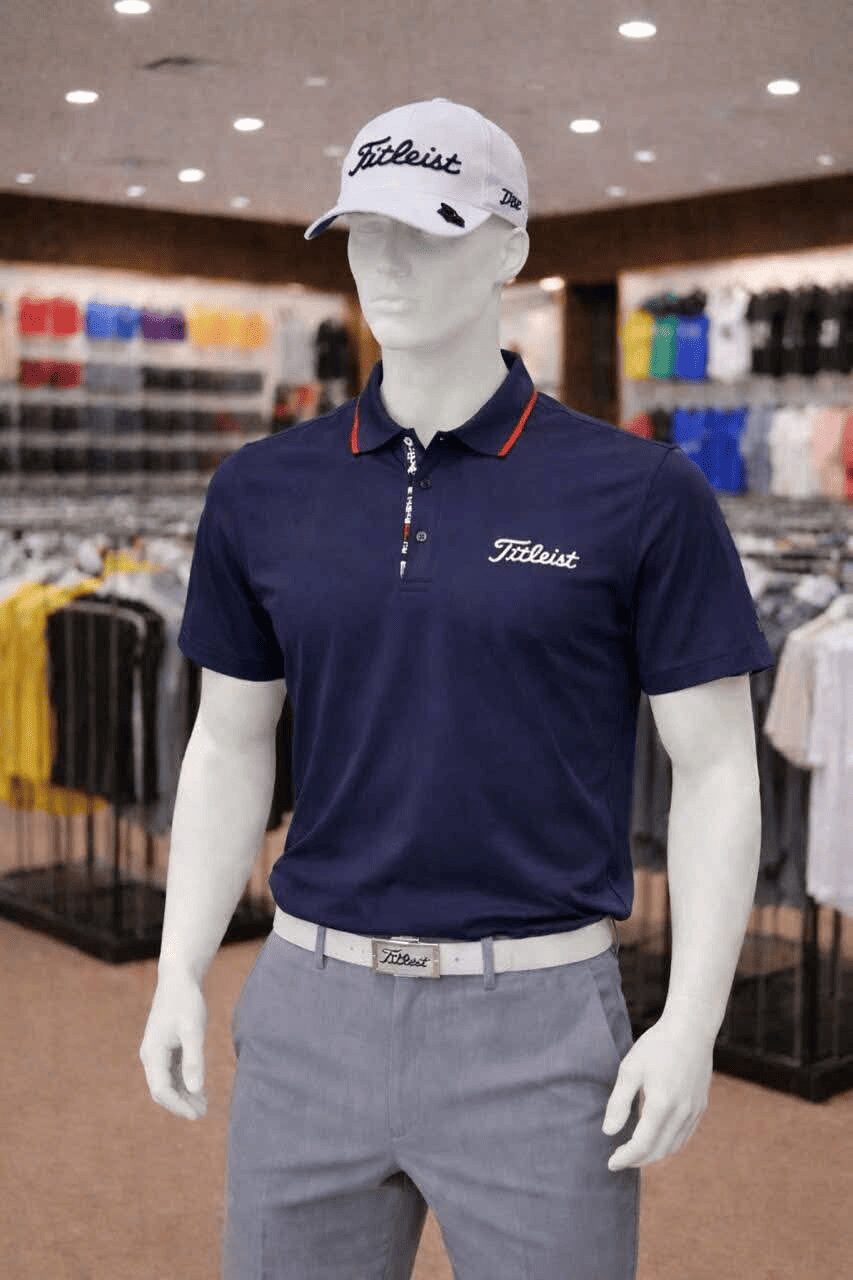 Áo golf nam ngắn tay Titleist mẫu mới AGNTN02 Ảnh sản phẩm số 8 áo golf nam ngắn tay Titleist mẫu mới AGNTN02