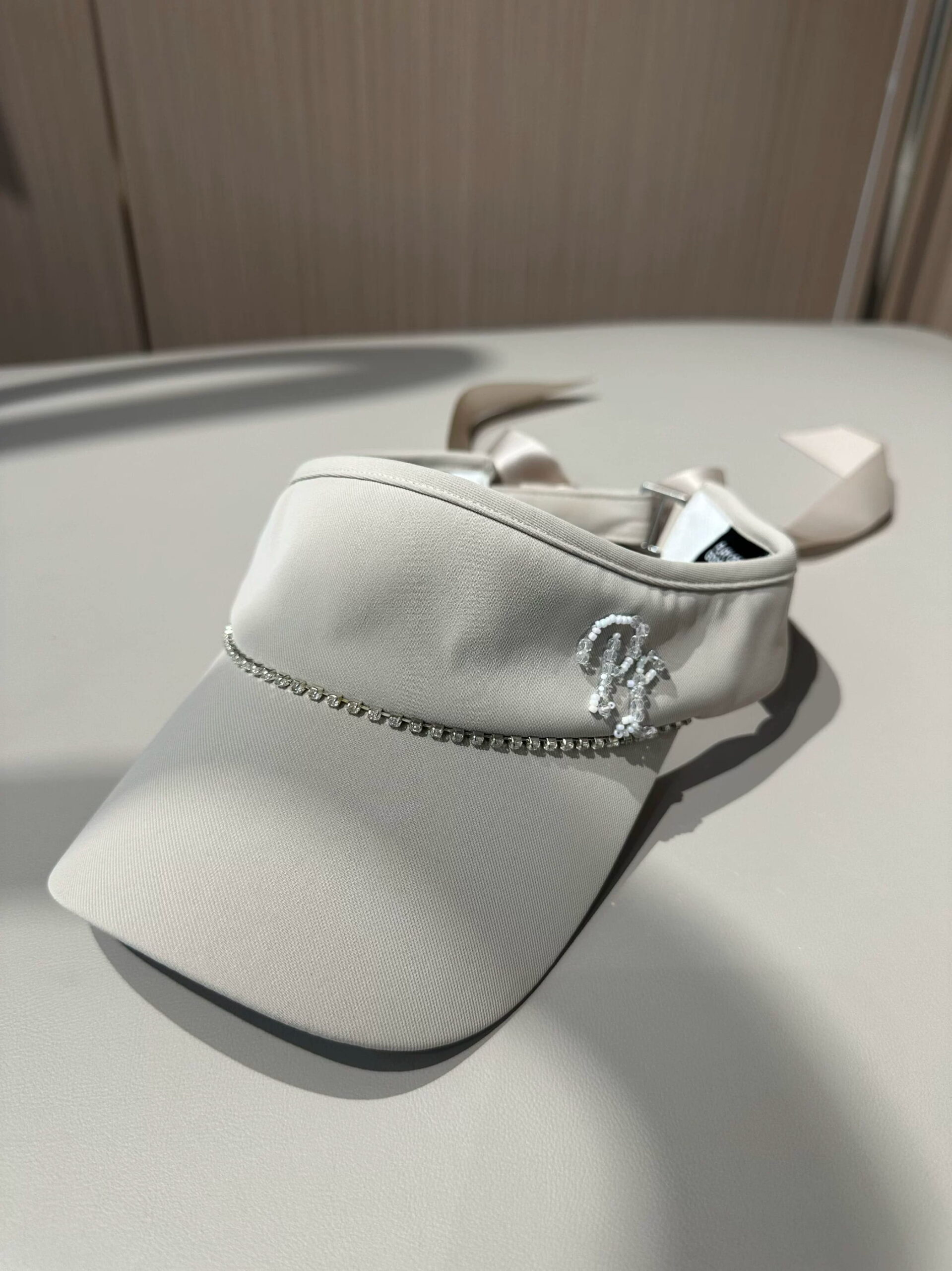 Mũ golf nữ nửa đầu Fair Liar Ảnh sản phẩm số 9 mũ golf nữ nửa đầu FL SS26 MG19 Golf Xanh màu be