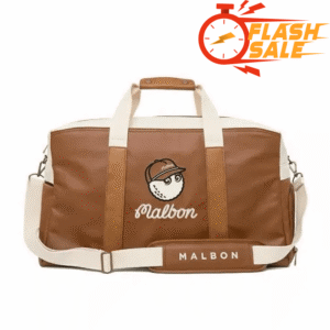 túi golf đựng quần áo malbon màu nâu ảnh thật TDQA03 aảnh 1