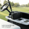 Túi Golf Cầm Tay Da Cao Cấp Maldini Khoá Vân Tay - TGCT03 túi cầm tay golf da cao cấp maldini khoá vân tay đặt trên xe golf TGCT03