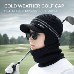 Ảnh sản phẩm số 10 mũ len golf nam kết hợp chùm cổ