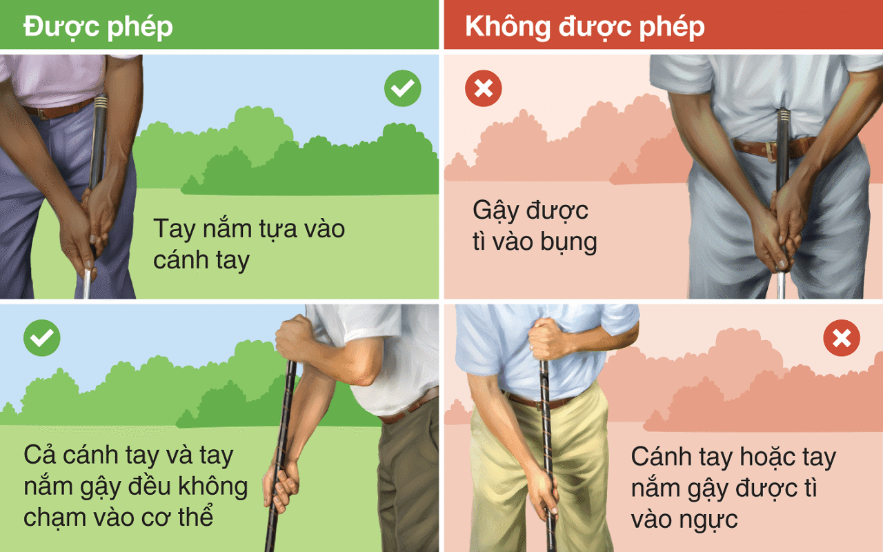 24 Luật Golf Cơ Bản Bạn Cần Biết Khi Tìm Hiểu và Chơi Golf Luật golf về cách cầm gậy