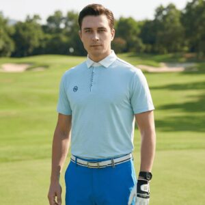 Ảnh sản phẩm số 21 áo polo golf nam vân mờ Noressy