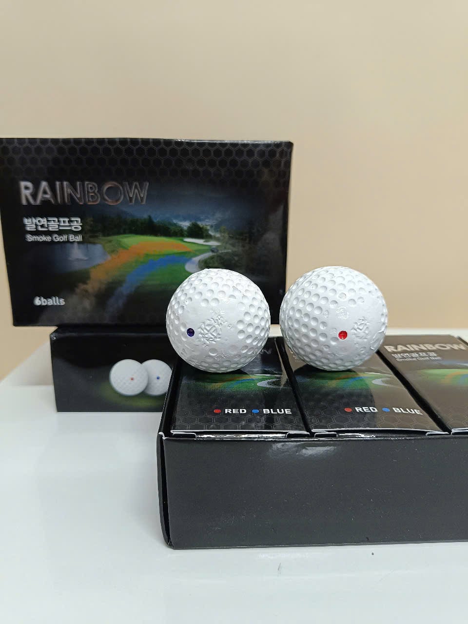 Bóng Golf Xịt Khói Hàn Quốc | Rainbow Ảnh sản phẩm số 5 bóng golf xịt khói rainbow hàn quốc