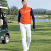 Áo gile noressy thoáng khi golf xanh