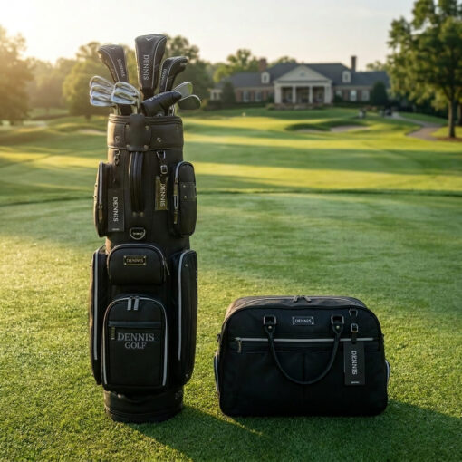 ảnh sản phẩm số 60 bộ túi gậy và túi quần áo golf Q2XM-CB011 Dennis Golf Golf Xanh