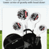 Túi Đựng Gậy Golf 4 Bánh Xe Unisex QB153 | PGM Ảnh sản phẩm số 6 túi đựng gậy golf 4 bánh xe QB153 PGM