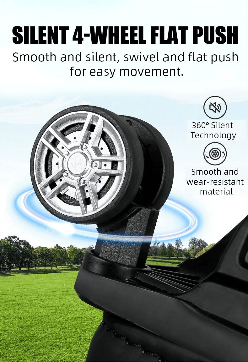 Túi Đựng Gậy Golf 4 Bánh Xe Unisex QB153 | PGM Ảnh sản phẩm số 9 túi đựng gậy golf 4 bánh xe QB153 PGM