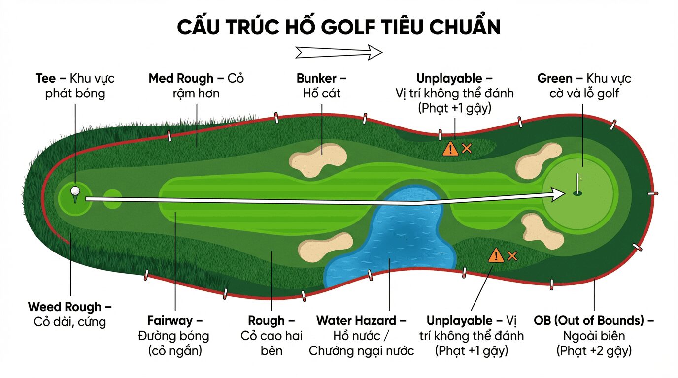 Cấu trúc hố golf