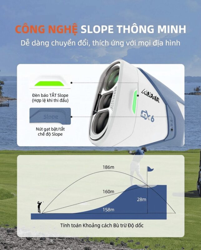 Ảnh sản phẩm số 2 máy bắn khoảng cách golf AOFAR GX6 1000 yards