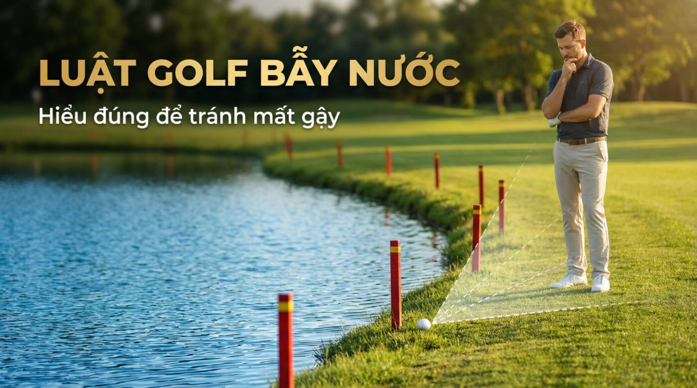 luật golf bẫy nước