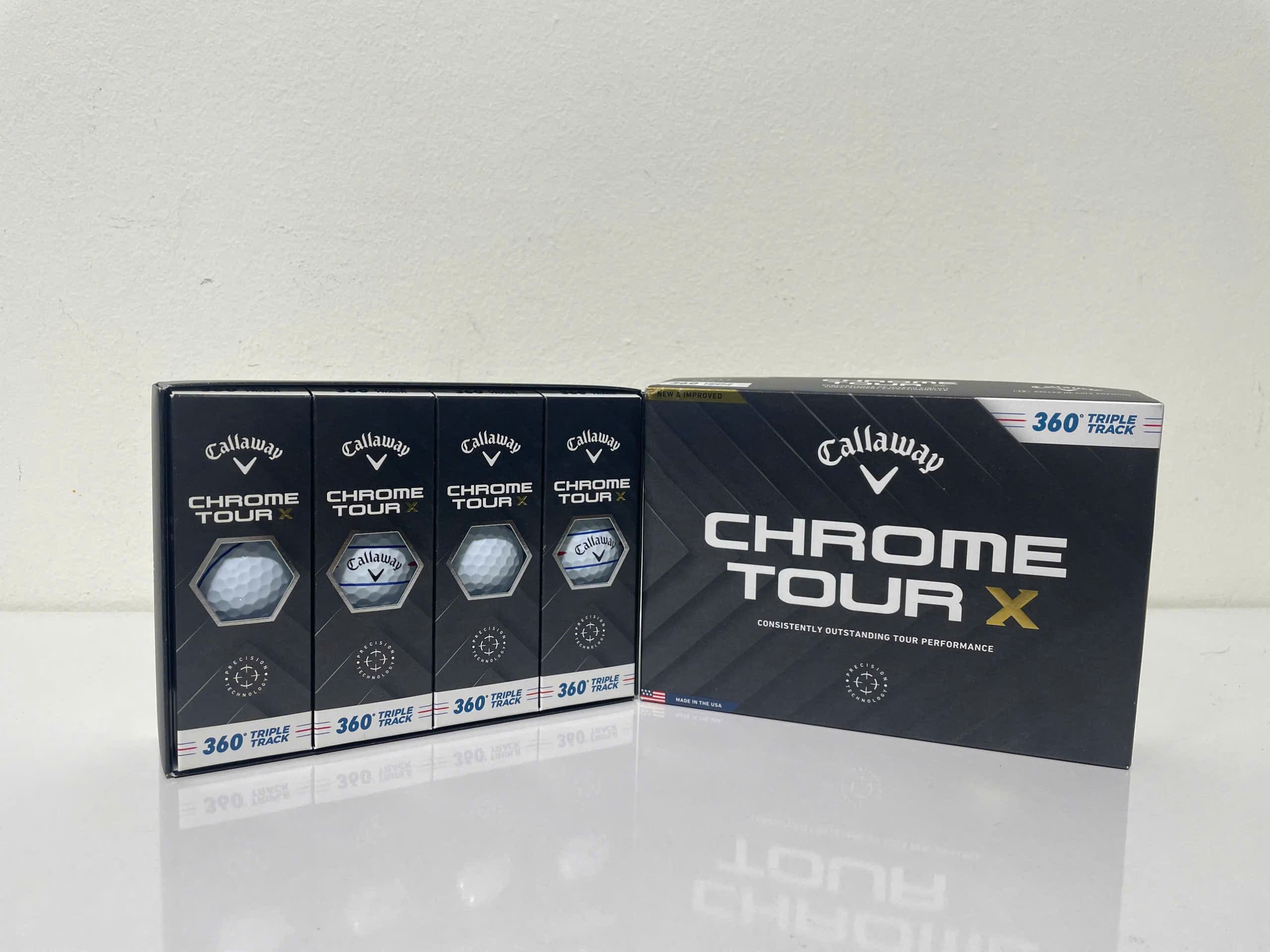 Hộp 12 Bóng Golf Chrome Tour X Tripple Track | Callaway Ảnh sản phẩm số 5 hộp 12 bóng golf chrome tour x tripple track Callaway