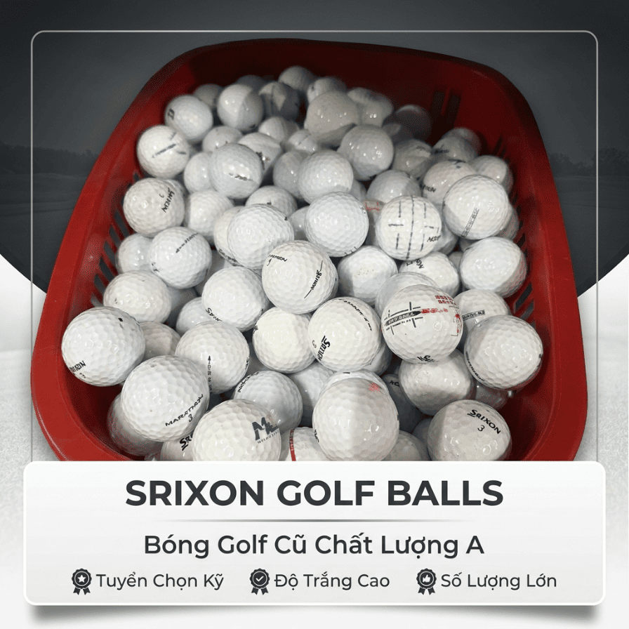 Bóng Golf Srixon Cũ 90%-95% Ảnh sản phẩm số 1 bóng golf srixon cũ