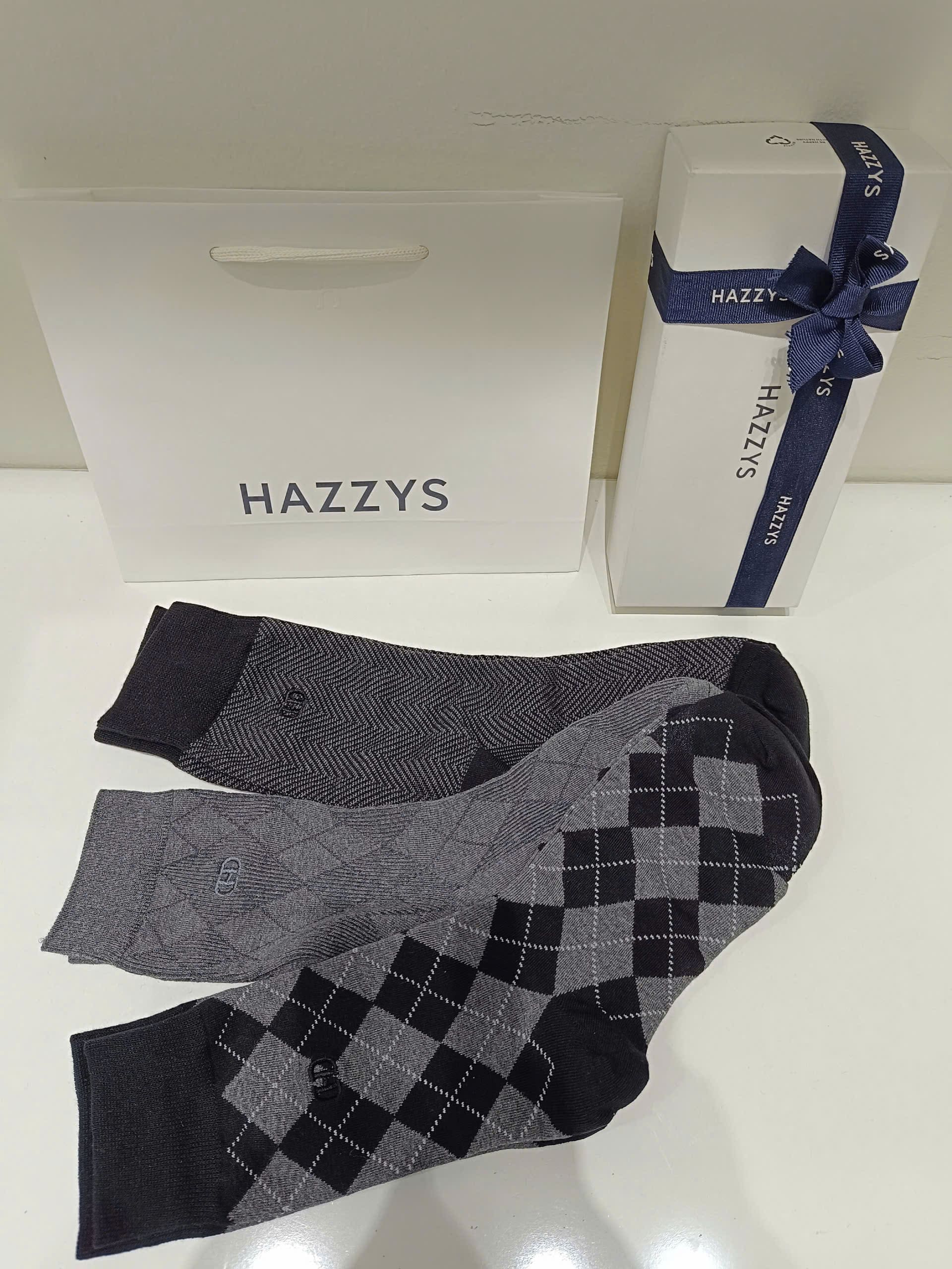 Set 3 Đôi Tất Nam/Nữ Chính Hãng | Hazzys Ảnh sản phẩm số 12 tất golf Hazzys nam nữ chính hãng