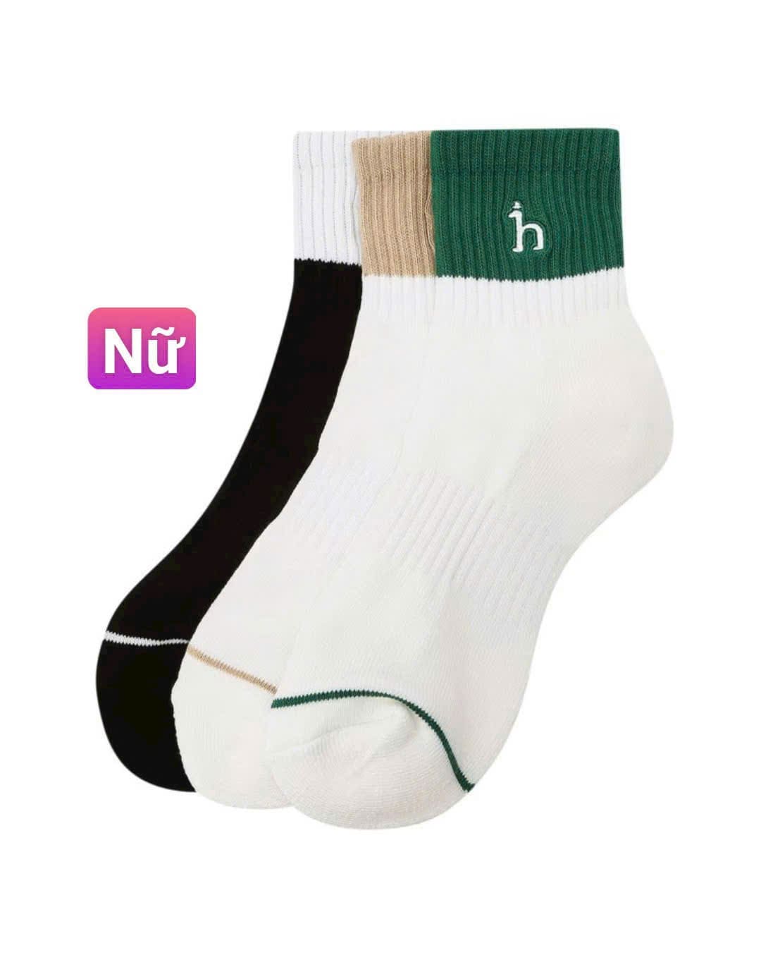 Set 3 Đôi Tất Nam/Nữ Chính Hãng | Hazzys Ảnh sản phẩm số 4 tất golf Hazzys nam nữ chính hãng