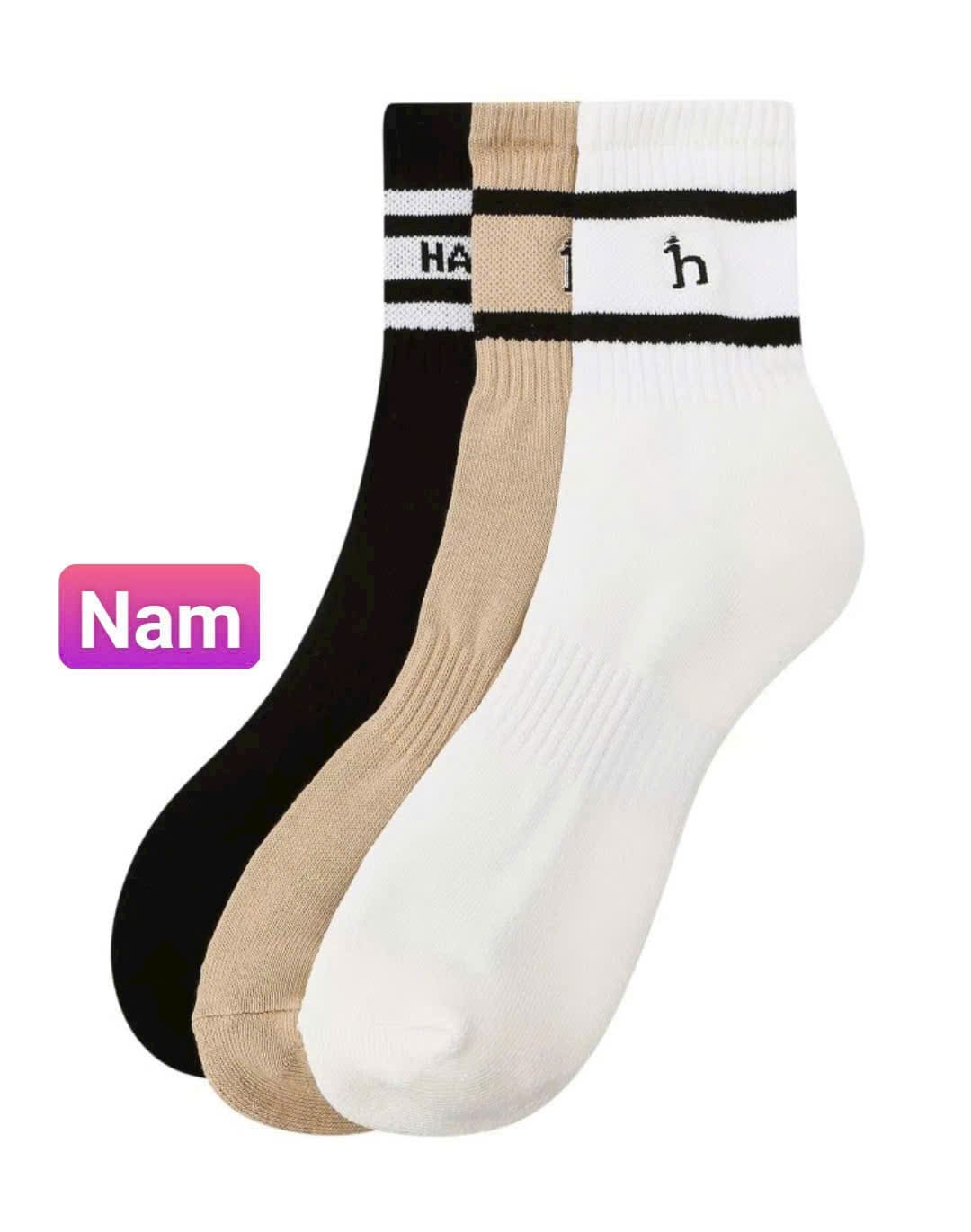 Set 3 Đôi Tất Nam/Nữ Chính Hãng | Hazzys Ảnh sản phẩm số 5 tất golf Hazzys nam nữ chính hãng