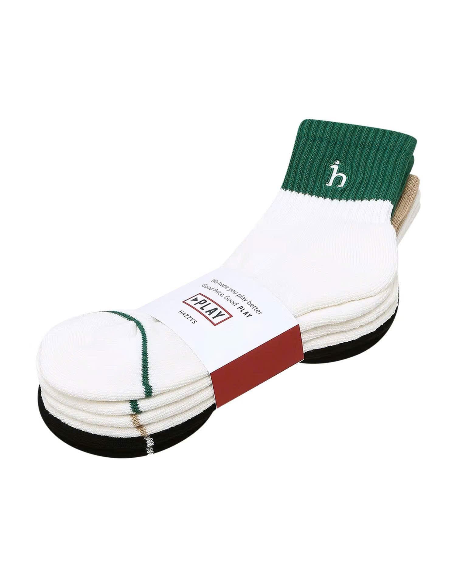 Set 3 Đôi Tất Nam/Nữ Chính Hãng | Hazzys Ảnh sản phẩm số 7 tất golf Hazzys nam nữ chính hãng