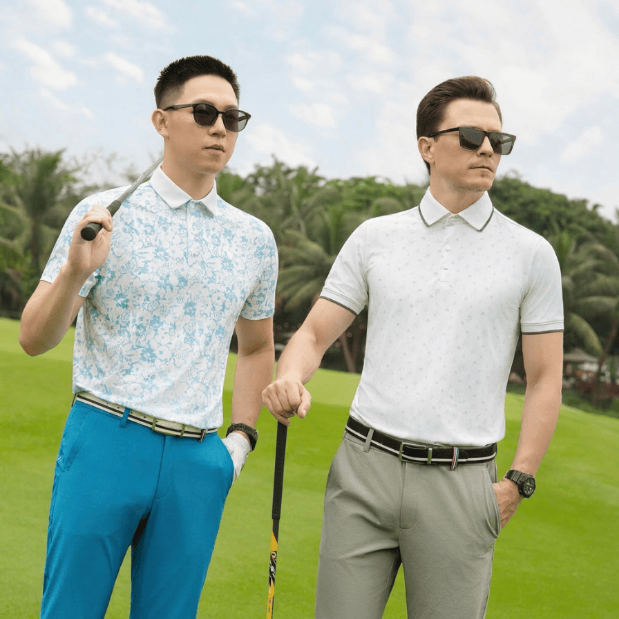 Ảnh sản phẩm số 8 áo golf nam Noressy SS26 tứ quý phong cốt