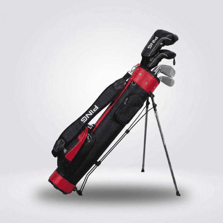 Túi Tập Golf Có Chân Chống Gọn Nhẹ Sunday Bag | Ping Ảnh sản phẩm số 8 túi tập golf có chân chống gọn nhẹ sunday bag Ping màu đỏ đen