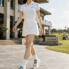Giày Golf Nữ Diamond F JC | Malbon - Ảnh 3