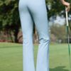 Ảnh sản phẩm số 11 quần golf ống loe nữ hack dáng thắt nơ túi sau KUZ212 PGM Golf Xanh