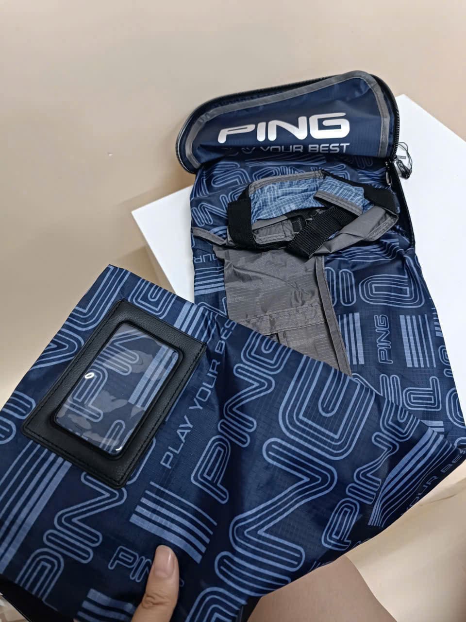 Cover Che Mưa Túi Gậy Golf Gấp Gọn 2 Màu | Ping Ảnh sản phẩm số 1 cover che mưa gậy golf gấp gọn màu xanh cvcm04 Golf Xanh