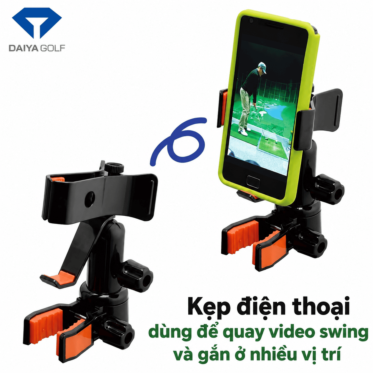 Ảnh sản phẩm số 3 kẹp điện thoại tự quay video cải thiện swing kdgt01