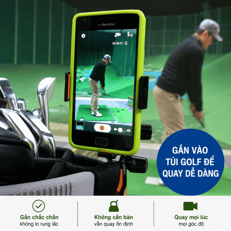 Ảnh sản phẩm số 5 kẹp điện thoại tự quay video cải thiện swing kdgt01