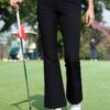 Ảnh sản phẩm số 8 quần golf ống loe nữ hack dáng thắt nơ túi sau KUZ212 PGM Golf Xanh