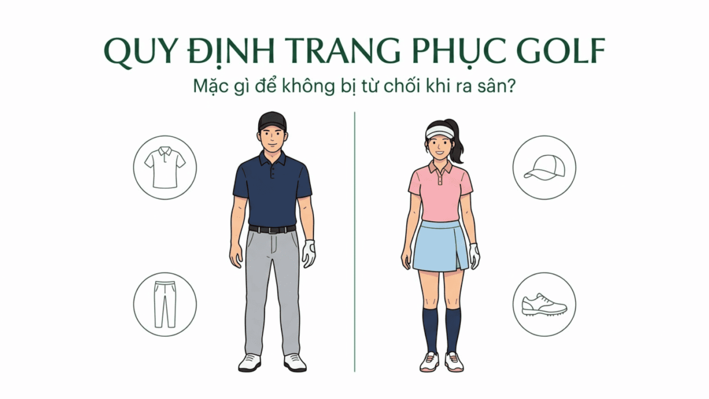 Quy Định Về Trang Phục Golf : Mặc Gì Khi Chơi Golf? quy dinh trang phuc choi golf anh 19