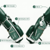 Ảnh sản phẩm số 1 double túi gậy golf Ballantine và túi dệt kim cáo cấp TDGG133 Golf Xanh