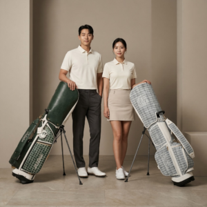 Ảnh sản phẩm số 5 double túi gậy golf Ballantine và túi dệt kim cáo cấp TDGG133 Golf Xanh