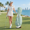 Ảnh sản phẩm số 5 túi đựng gậy golf trolley m light Malbon TDGG129 Golf Xanh