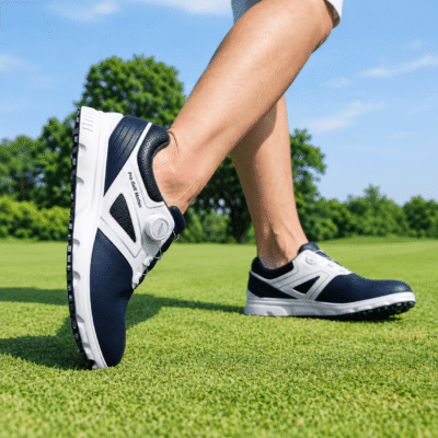 Ảnh sản phẩm số 2 giày golf nam chống thấm thắt dây nhanh XZ304 PGM Golf Xanh