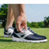 Ảnh sản phẩm số 5 giày golf nam chống thấm thắt dây nhanh XZ304 PGM Golf Xanh
